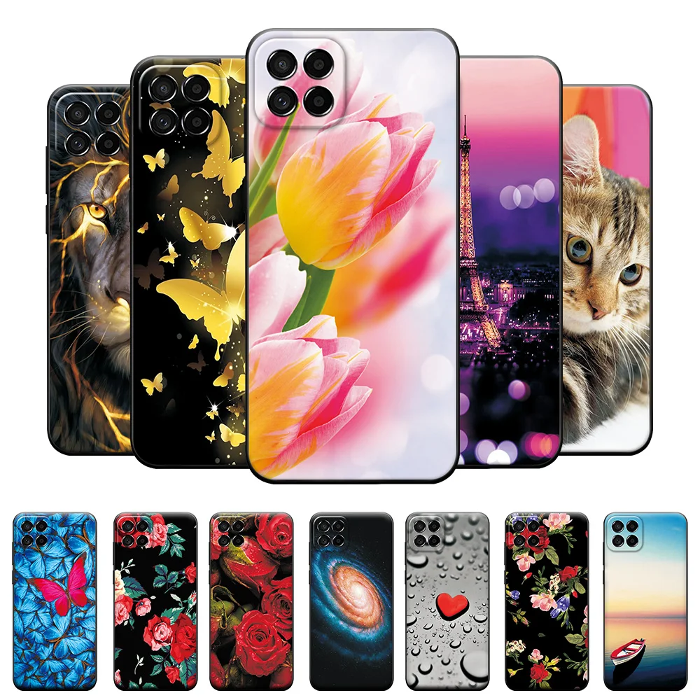 Фото Черный матовый мягкий чехол для Samsung Galaxy M33 №1