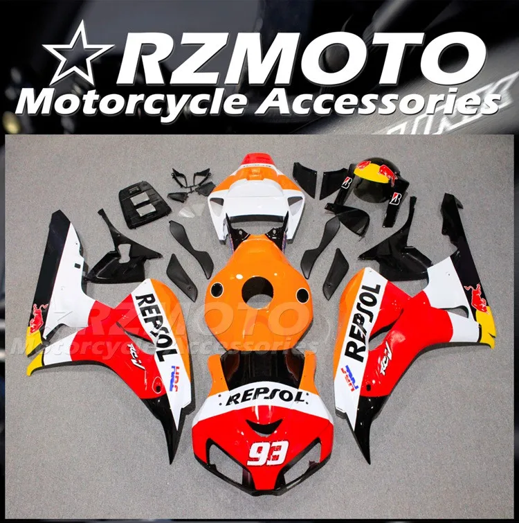 

Injection Mold New ABS Motorcycle Fairings Kit Fit for HONDA CBR1000RR 2006 2007 06 07 Bodywork Set Nice Repsol 93