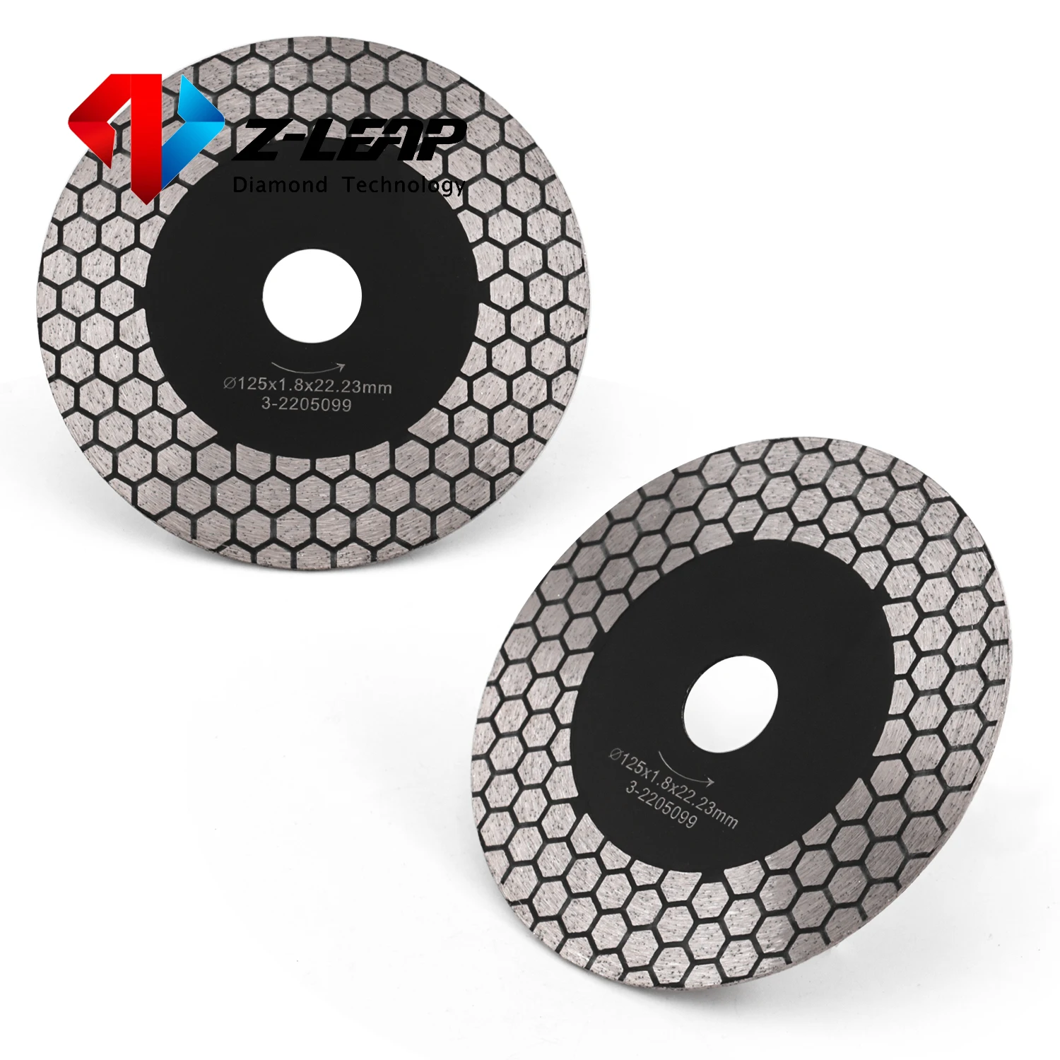 Бриллиантовый режущий диск Z-LEAP 5 дюймов 125 мм керамическая плитка фарфор мрамор