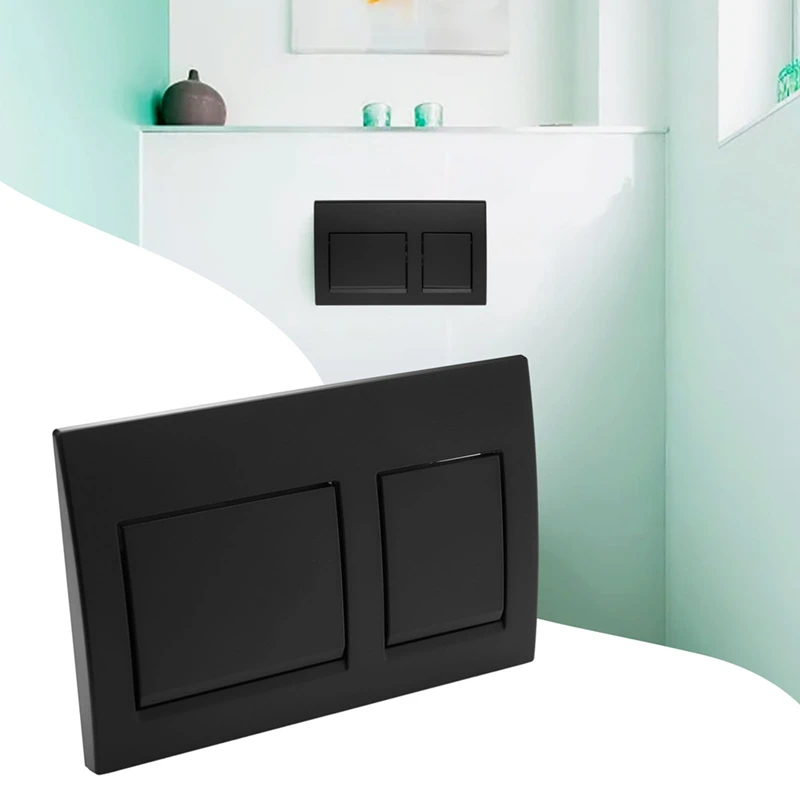 Нажимная пластина для унитаза Geberit ALPHA 15 хромированная двойная пластиковая