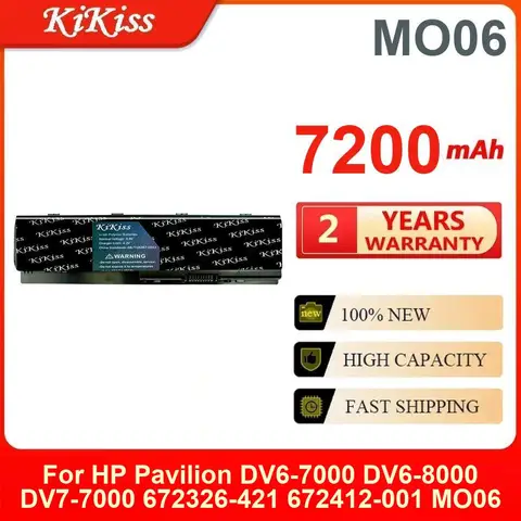 Аккумулятор KiKiss MO06 для HP Pavilion DV6-7000 DV6-8000 DV7-7000