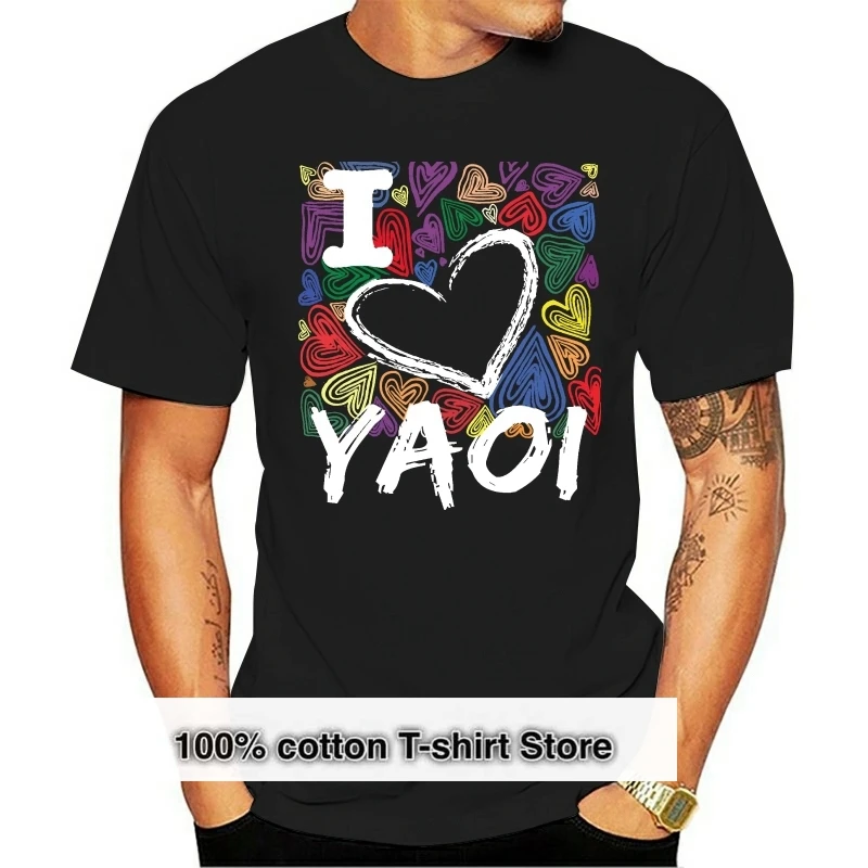 

Yaoi Shirt Manga Anime Lover O-Neck fashion short sleeved T-shirt for men Summer funny loose tee shirt