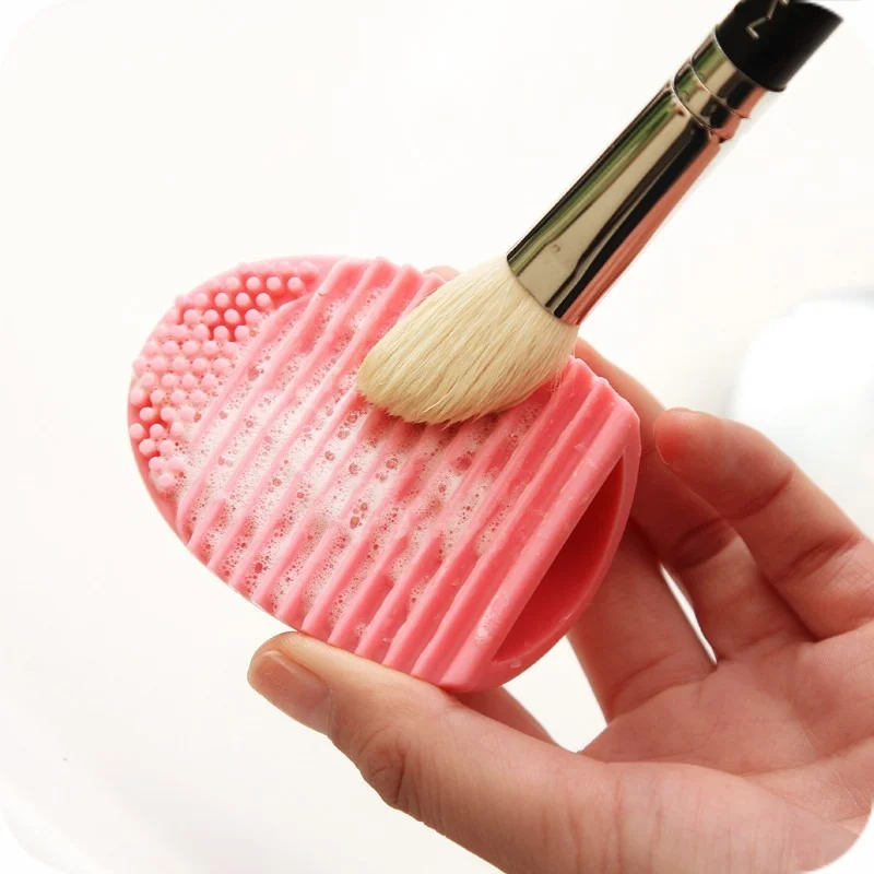 

Silicone Makeup Brushes Cleaning Pad Mat Brush Washing Tools Cosmetic Eyebrow Brush Cleaner Tool Scrubber Board Makeup Cleaning