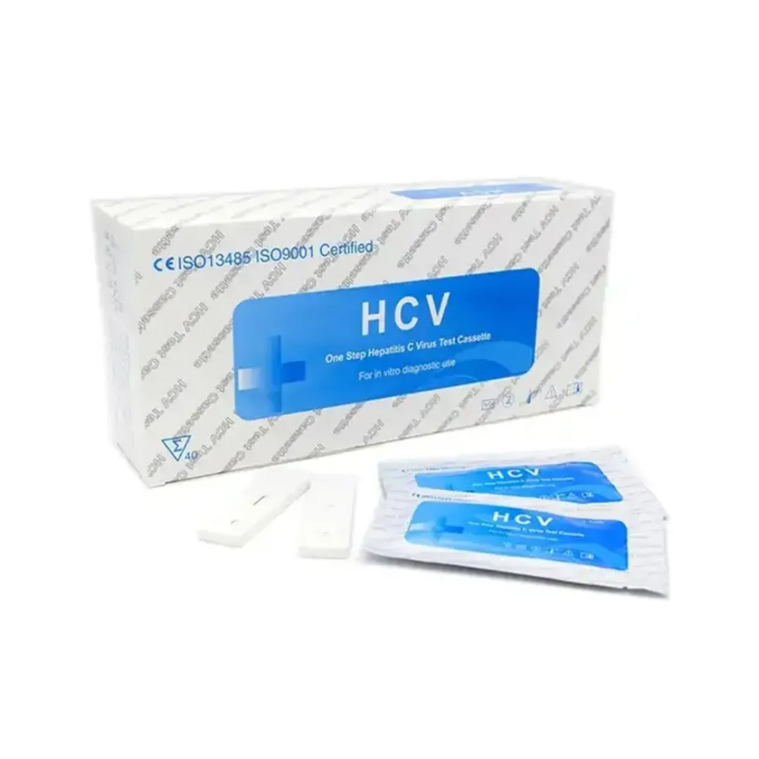 Фото Тест-кассета для быстрого выявления вируса гепатита С (HCV) на антитела в цельной крови, сыворотке и плазме. Набор для диагностики in vitro. №1