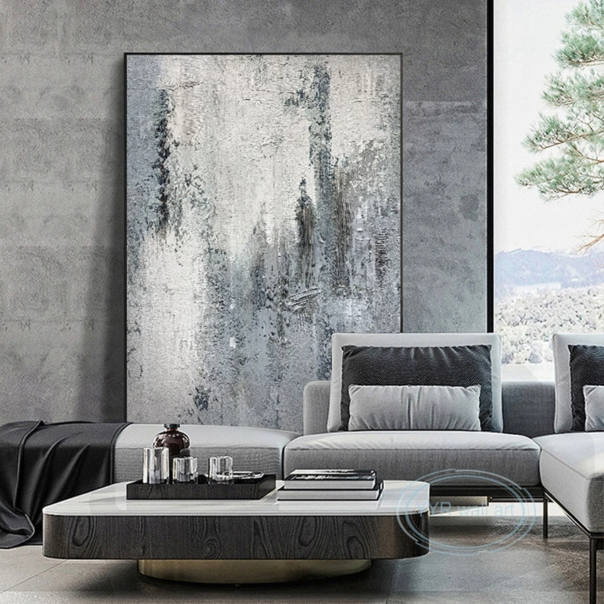 

Luxury Home Aesthetics Decor Abstract Wall Art Canvas Handmade Oil Painting Nordic Modern Large Mural Living Room Bedroom Porch