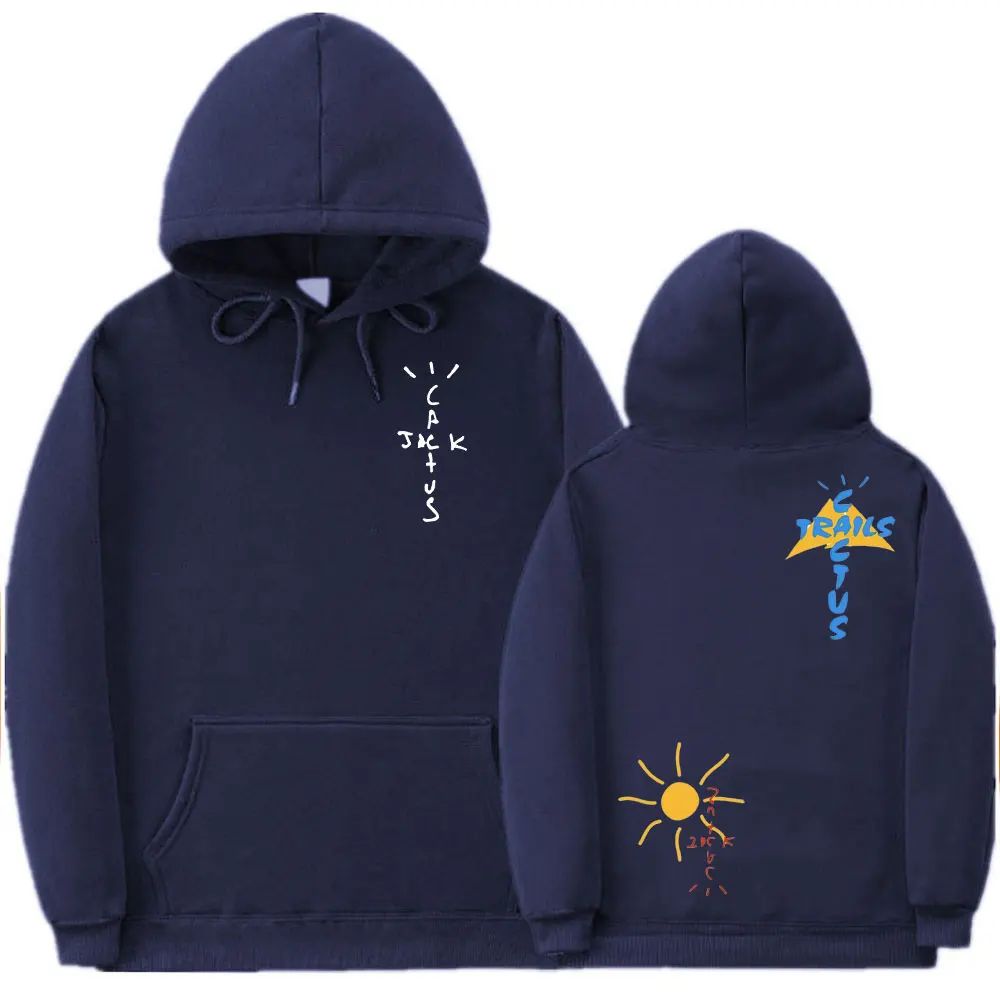 hot sale cactus jack sun graphic print hoodie streetwear travis scott hip hop sweatshirt regular men women brand fashion hoodies free global shipping