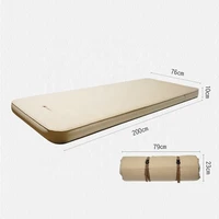 ultralight portable outdoor camping thickened single double air sponge bed self inflating folding mattress camping sleeping pad
