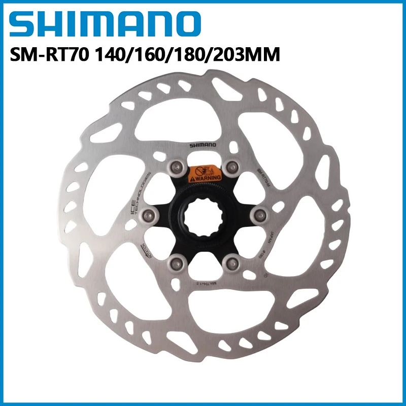 Дисковый ротор SHIMANO RT70 SM 140 мм 160 180 203 для дискового тормоза серии Ice Technologies 105 R7000