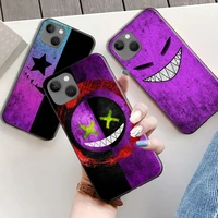 cartoon little devil expression phone case for iphone 11 12 13 pro max xs max mini xr x 2022 soft silicone cover for iphone 7 8