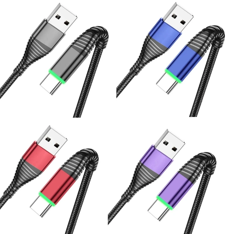 

LED Lighting Micro USB Cable 3A Fast Charging Charger Microusb Cable For Phone