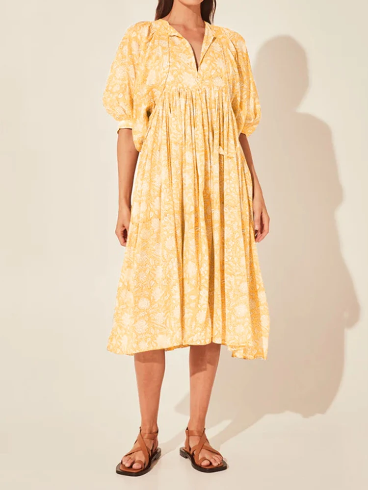 Женское плиссированное платье Woherb