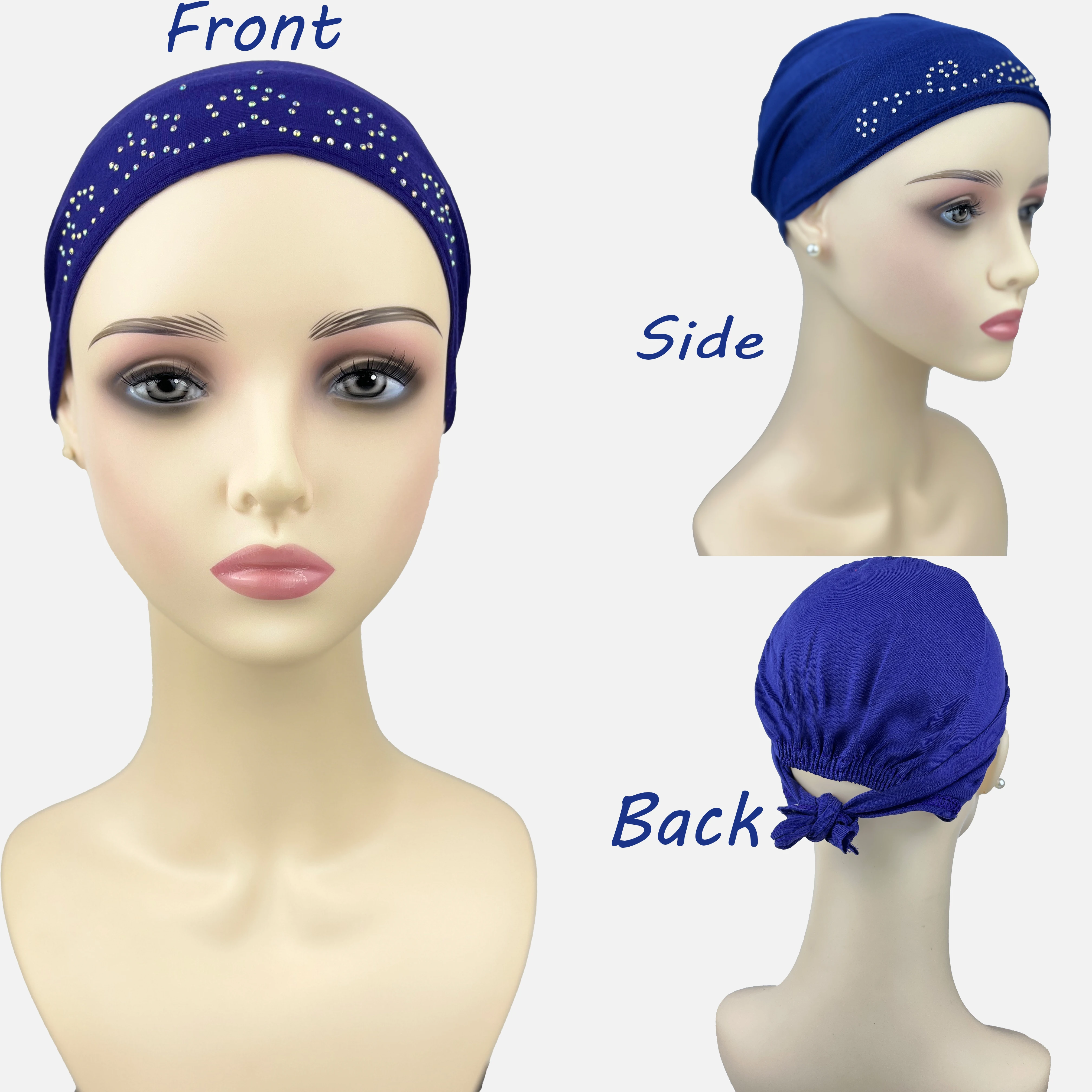 Стильная одноцветная шапка-полотенце с ремешками и тюрбаном для женщин