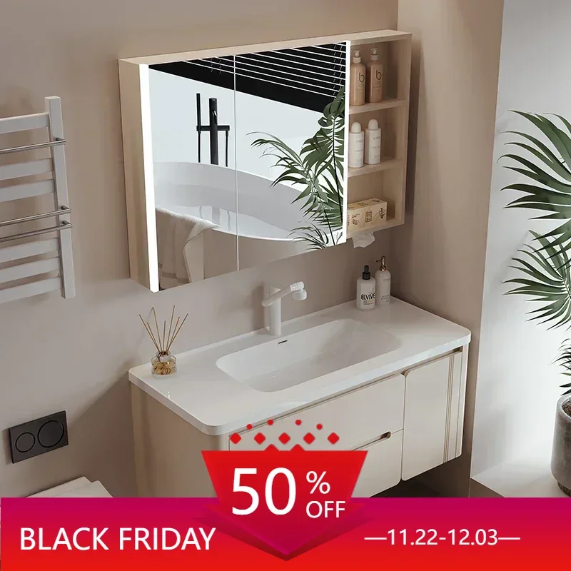 Шкаф для ванной комнаты умывальник многофункциональная домашняя мебель