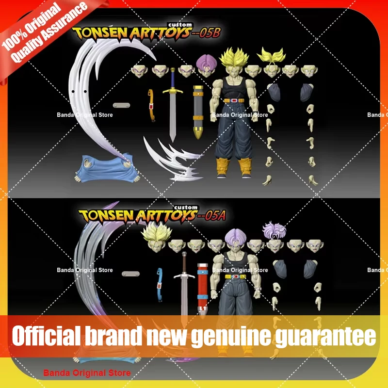 Фото 100% в наличии, оригинальные переиздания Tonsen Arttoys Kamione Trunks Dragon Ball Z Super Saiyan SSJ SSJ2 Trunks 05a 05b Аниме Фигурка №2