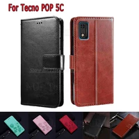 business book stand case for tecno pop 5c flip cover leather phone funda for tecno pop 5c pop5 c 5 0 capa case with card pocket
