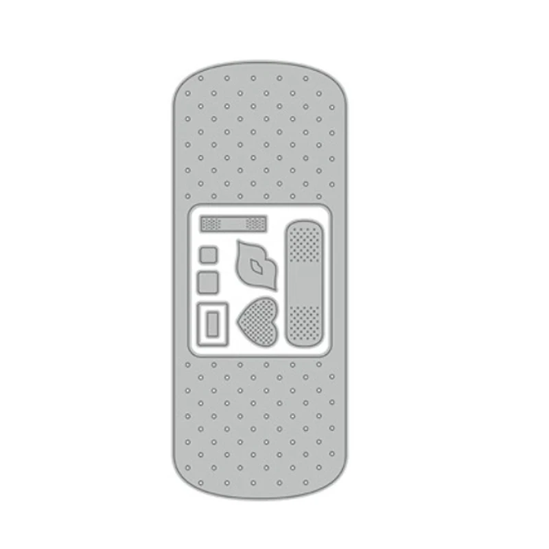 2022 New Bandage Band-Aid Metal Cutting Dies For DIY Craft Making Paper Heart Greeting Card Scrapbooking No Clear Stamps Sets |