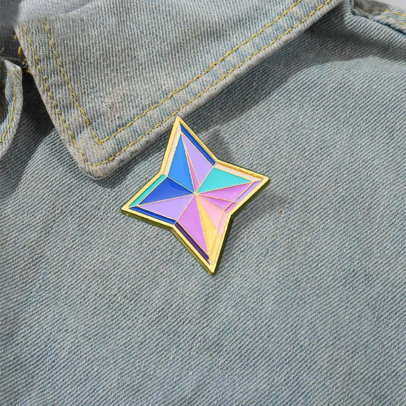 Эмалированные булавки Primogems на заказ Genshin Impact материал броши значки лацканах