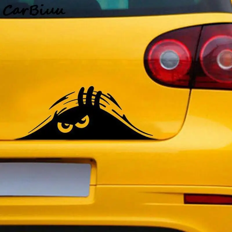 

1 Pcs Waterproof Self-adhesive Car Sticker Scratch Cover Decal Auto Decoration Funny Peeking 3D Big Eyes Sticker Car Styling