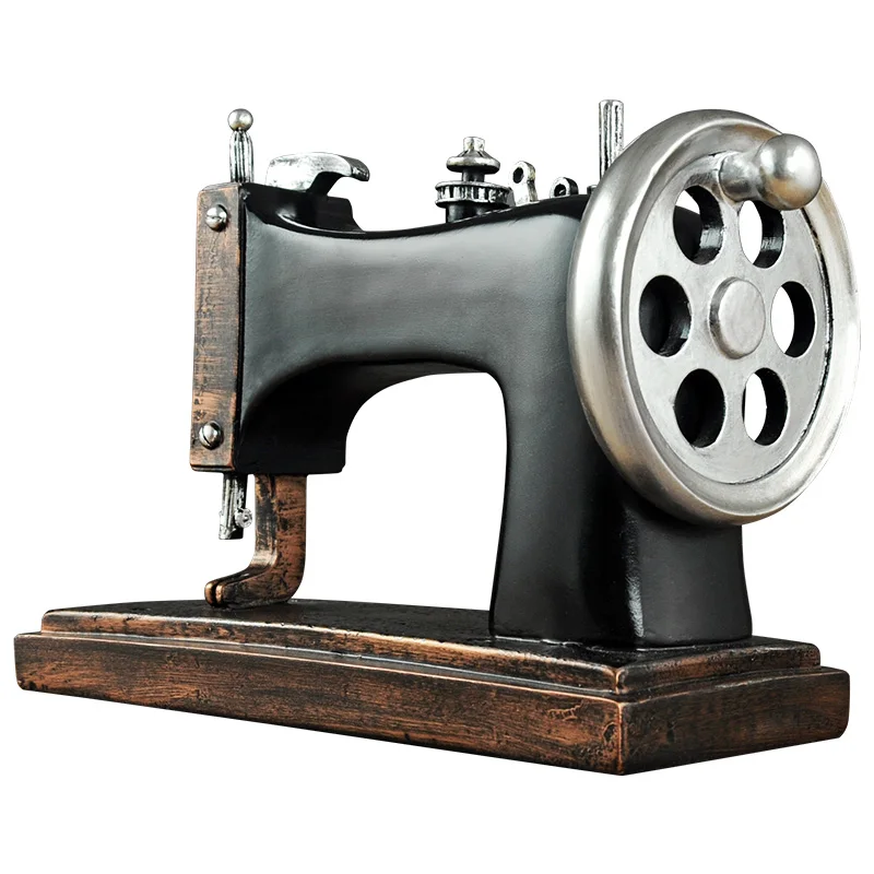 

Sewing Machine Model Retro Ornament Small Ornaments Grocery Store Clothing Store Showcase Tool American Style