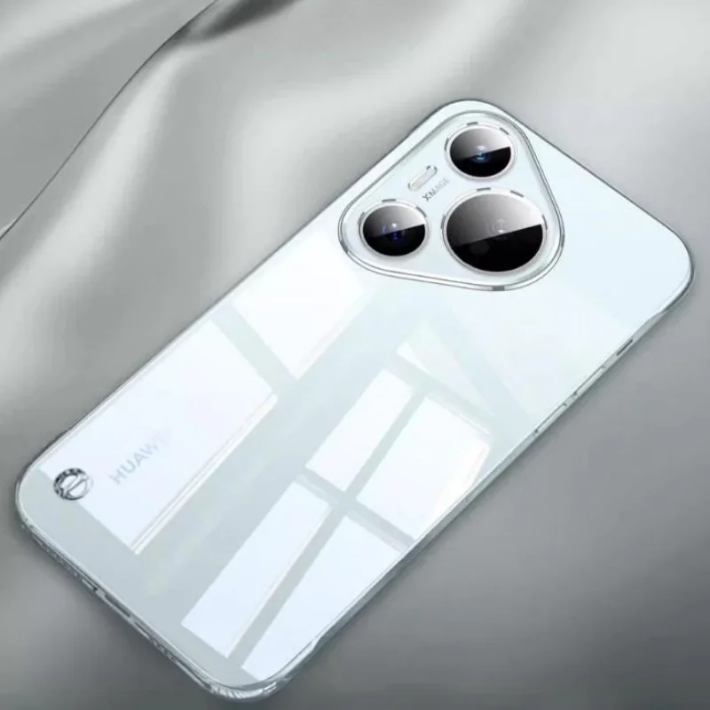 Бескаркасный прозрачный чехол с покрытием для телефона Huawei Pura 70 ультратонкая