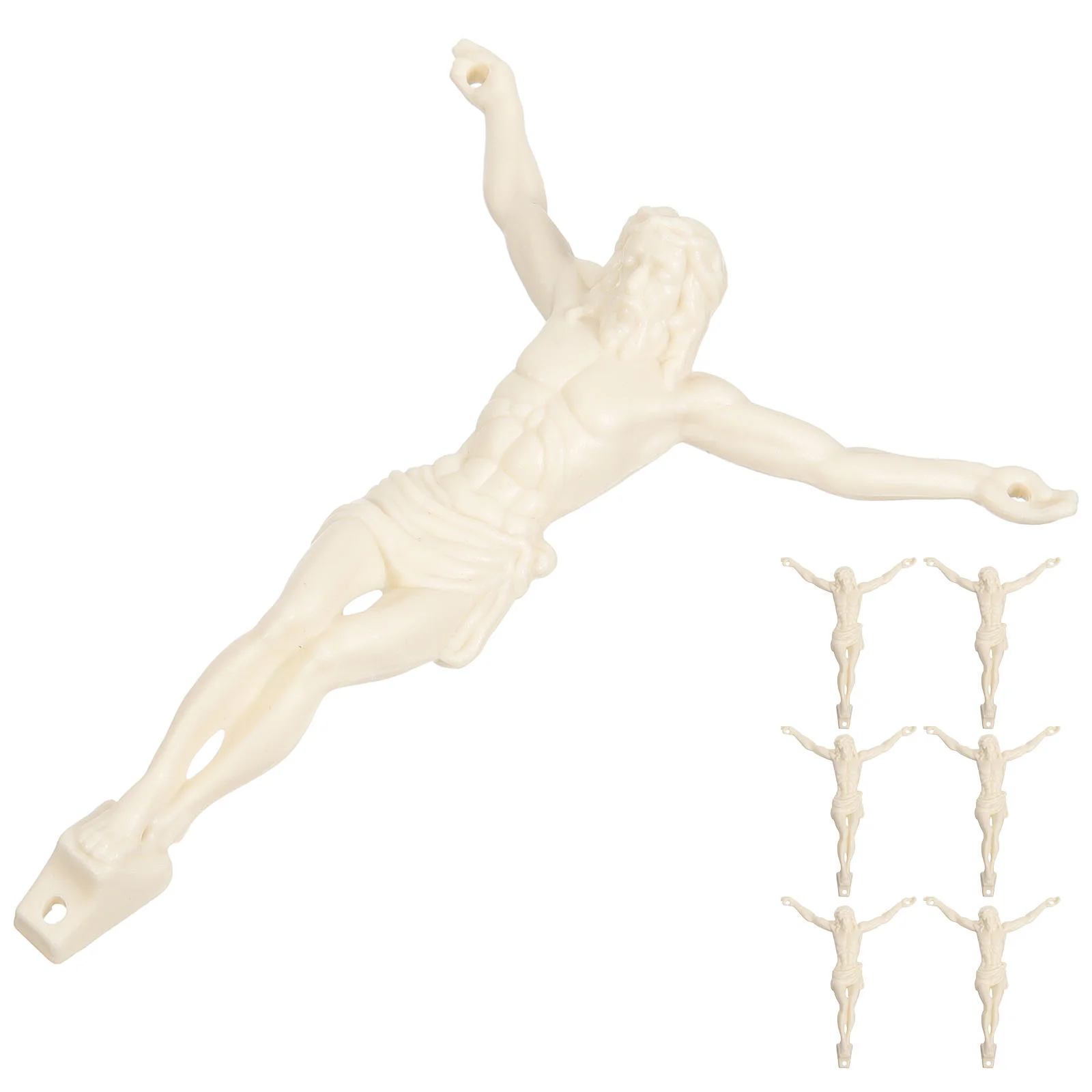 

6 Pcs Handmade Jewelry Religious Figure Religious Decor Craft Statue Church Statue