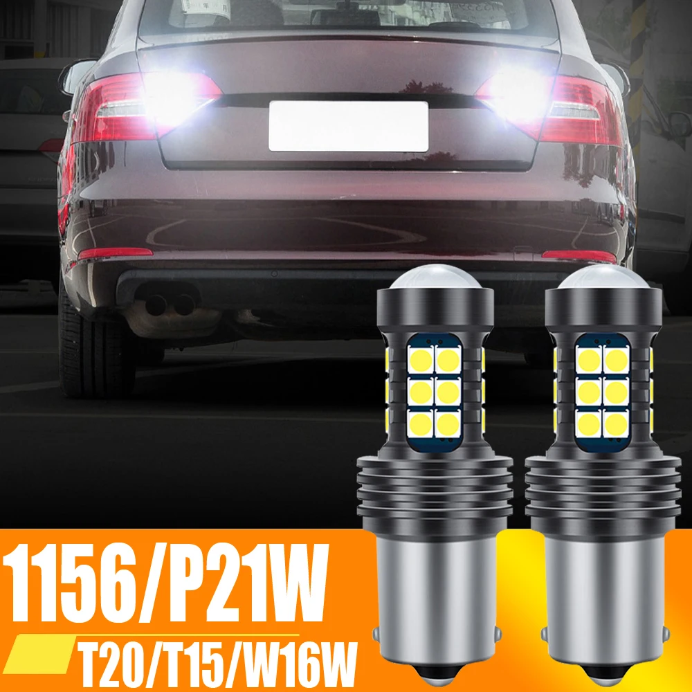 

2x P21W LED Canbus Car Reverse Lamp 1156 BA15S T15 W16W 7440 T20 W21W For VW Golf 4 5 6 7 Passat B5 B6 B7 Jetta MK4 MK5 MK6 Polo