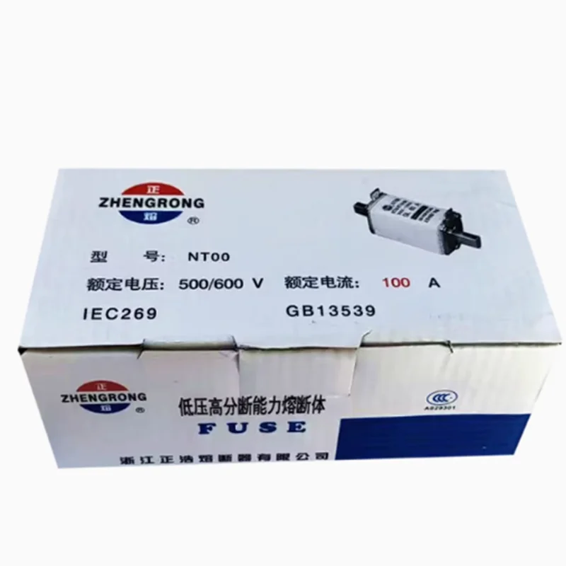 NT00 R031 RT16-00 предохранитель gL100A 80A 63A 50A 500V базовая керамическая трубка