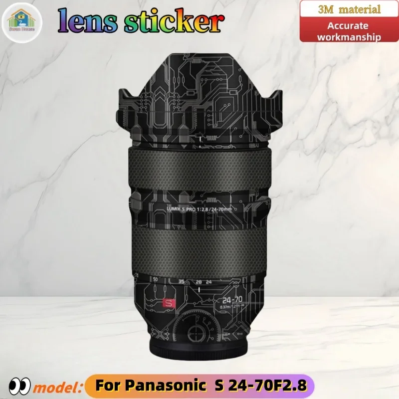 S2470F2.8 для Panasonic S24-70 F2.8 наклейка на объектив камеры кожа сделай сам износостойкая
