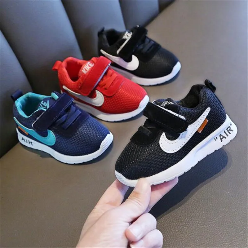 

Children's Sports Shoes 2022 Spring and Autumn Boys' Mesh Shoes Girl's Soft Sole Breathable Casual Shoes Baby Toddler Sneakers