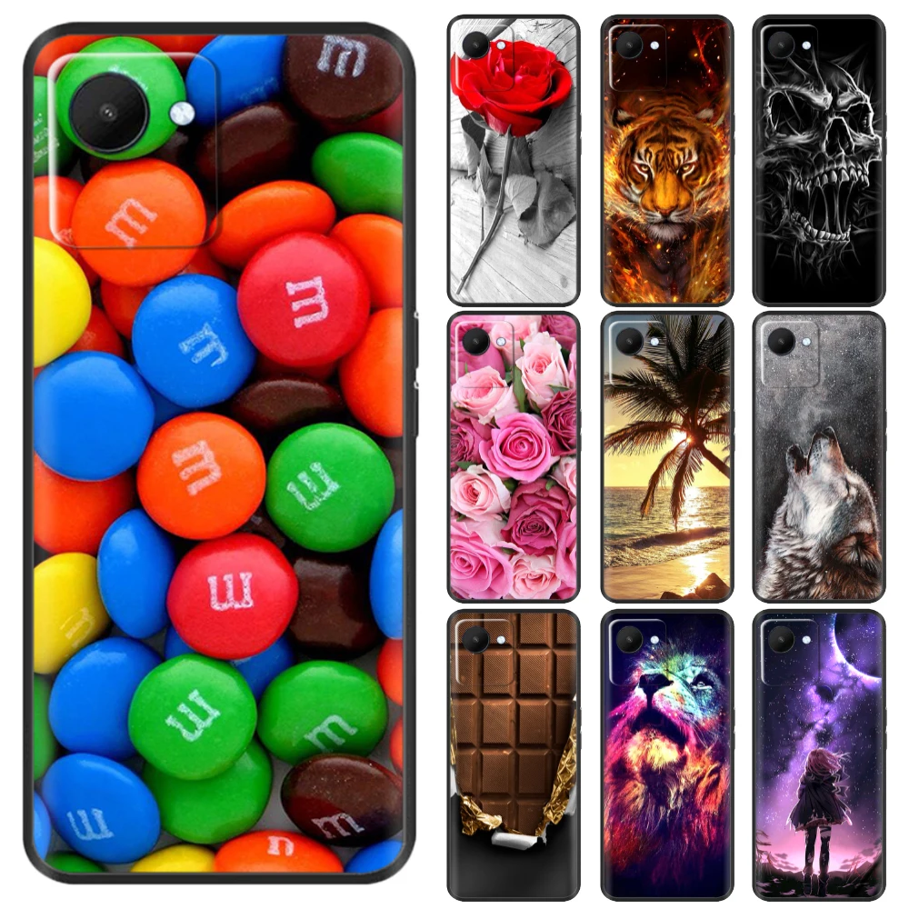 

For Realme C30s C30 Case RealmeC30 Silicone Soft Phone Cases Cover For OPPO Realme C30s ReameC30s 2022 RMX3690 Shockproof Bumper