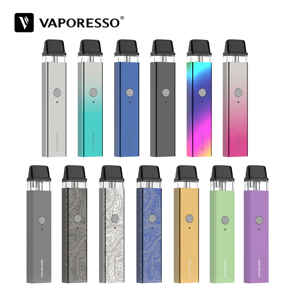 

Original Vaporesso XROS Pod System Kit 800mAh 2ml 1.2/0.8Ω Mesh POD Adjustable airflow Electronic Cigarette Vape Vaping