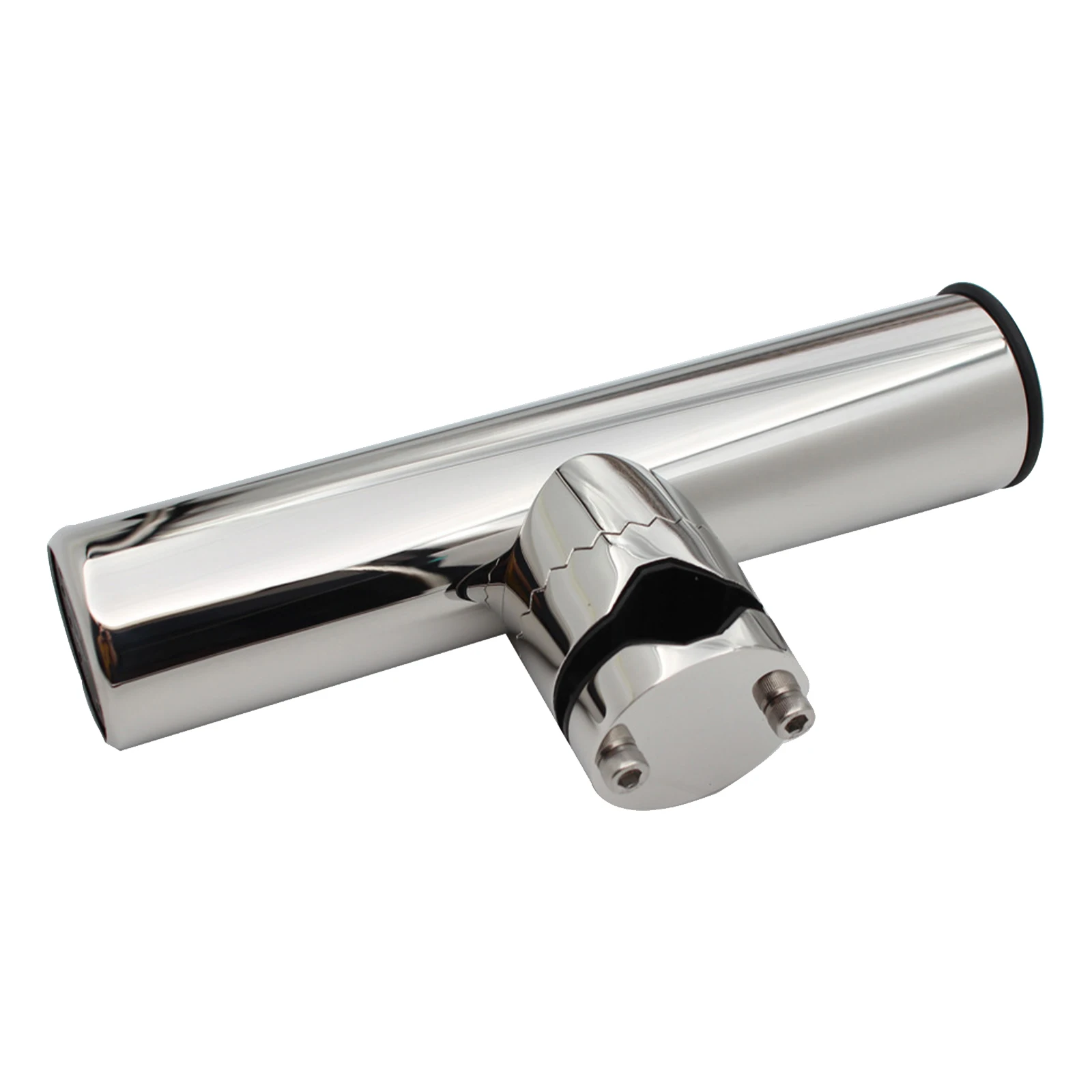 

Fishing Rod Holder Anti Scratch Yacht Tube Boat Accessories Stainless Steel Durable Clamp On Marine For Rails Mount Easy Install