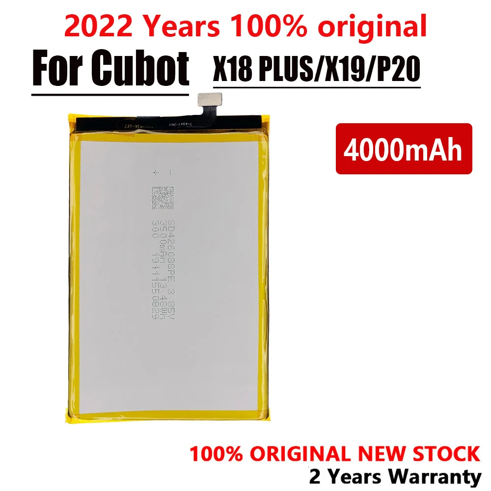 

New 100% Original 4000mAh Battery For Cubot X18 PLUS X19 P20 Backup Phone High Quality Batteries With Tracking Number