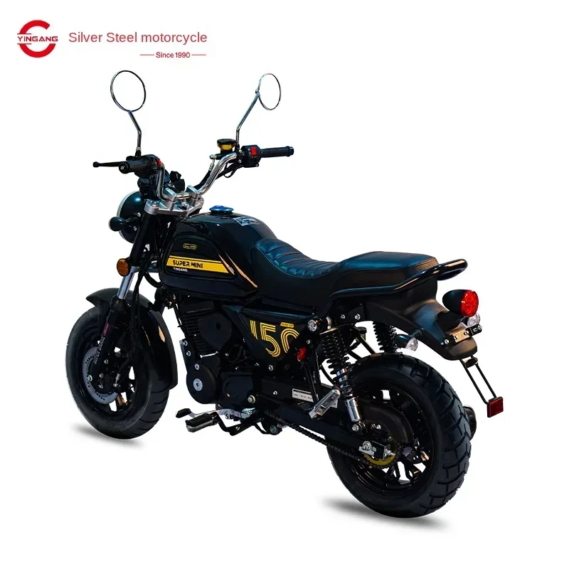 Мотоциклетный мини-Локомотив второй поколения из серебристой стали XK