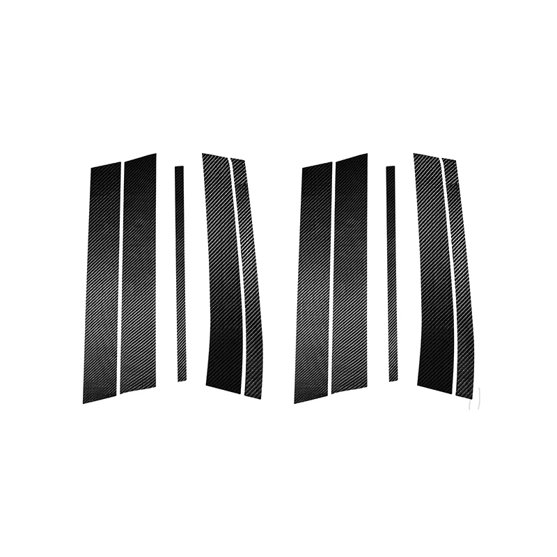 

True carbon fiber B-pillar sticker decoration car accessories Fit For Volvo XC90 2003-2014