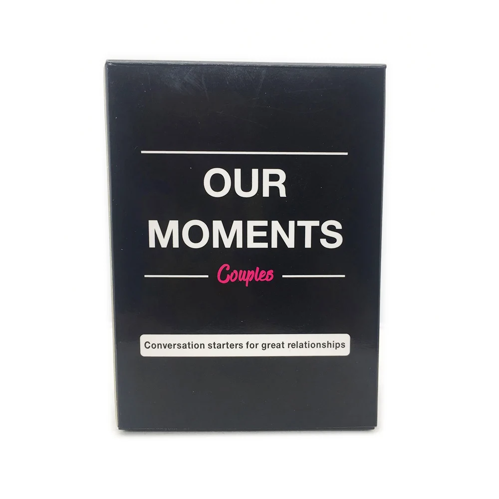 

Our Moment Couples Cards Games 100 100 Thought Provoking Conversation Starters Great Relationship Board Game Family Cards