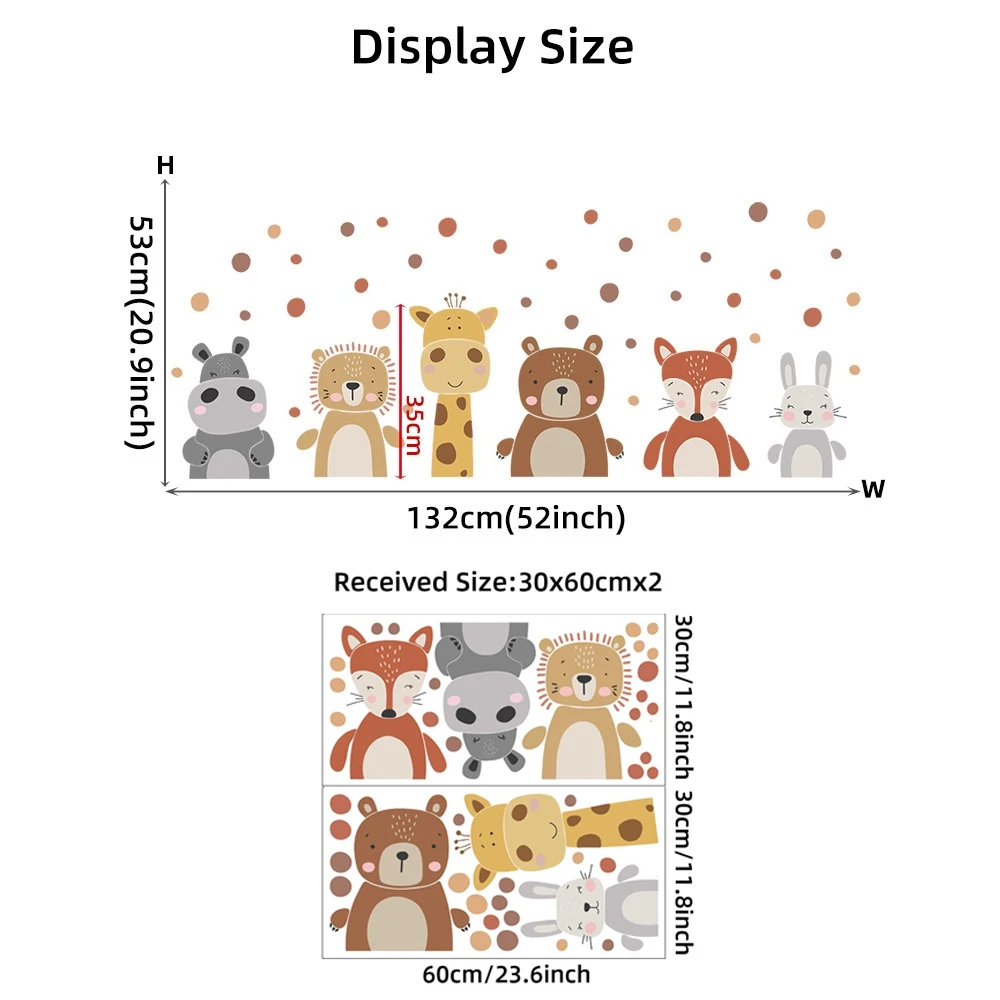 

Виниловые наклейки для стен Cartoon