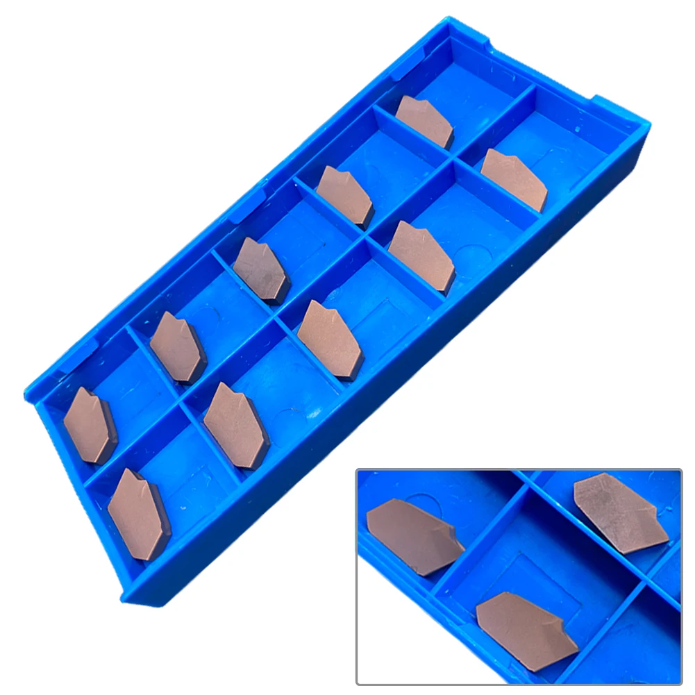 

10pcs Grooving Cut-Off Insert Carbide Inserts SP300 PC9030 ZQMX3N Anti-vibration Anti-thermal For Carbide CNC Cutting