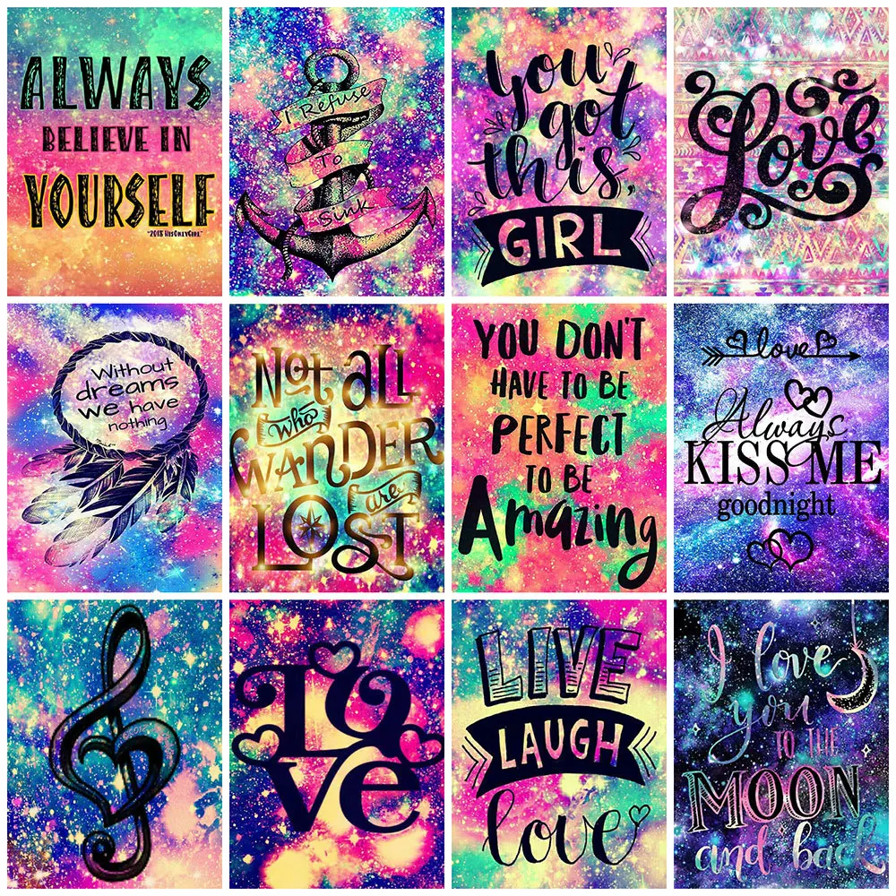 

MomArt Алмазная мозаика текст Алмазная вышивка пейзаж 5d алмаз живопись любовь полная площадь картина стразами рукоделие хобби декор для дома