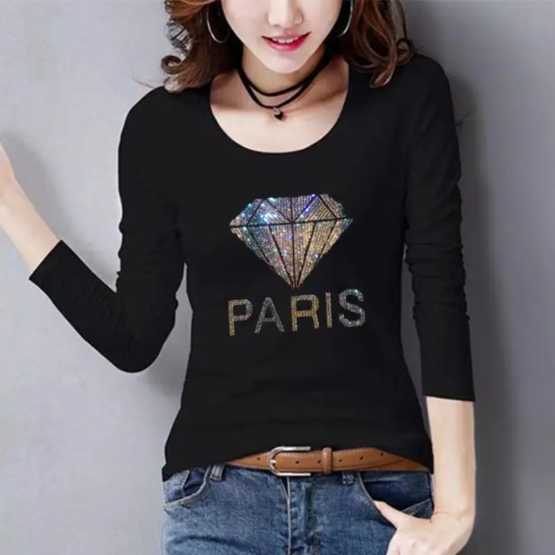 Женский хлопковый свитшот с длинным рукавом