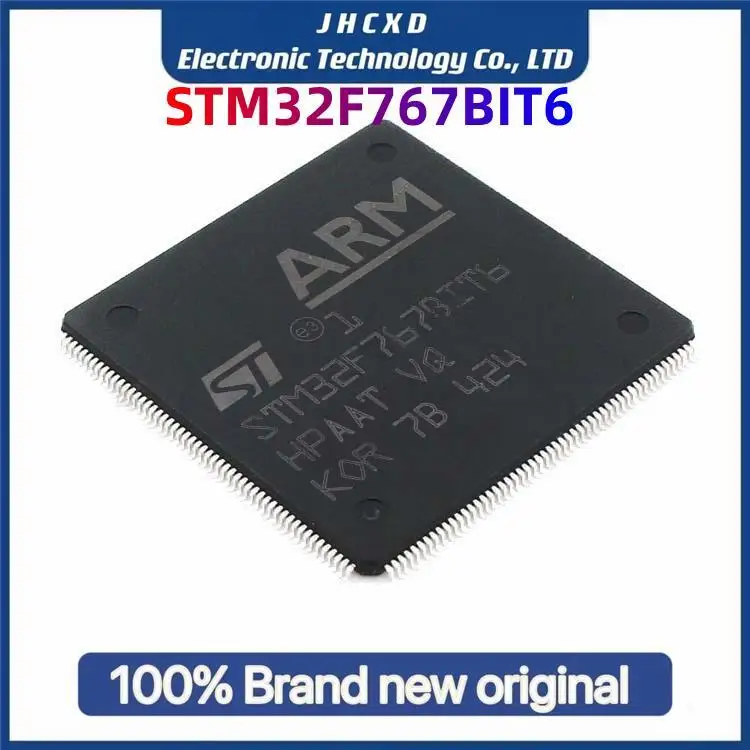 Processor and microcontroller STM32F767BIT6 package LQFP-208_28X28X05P original authentic 100% original and authentic