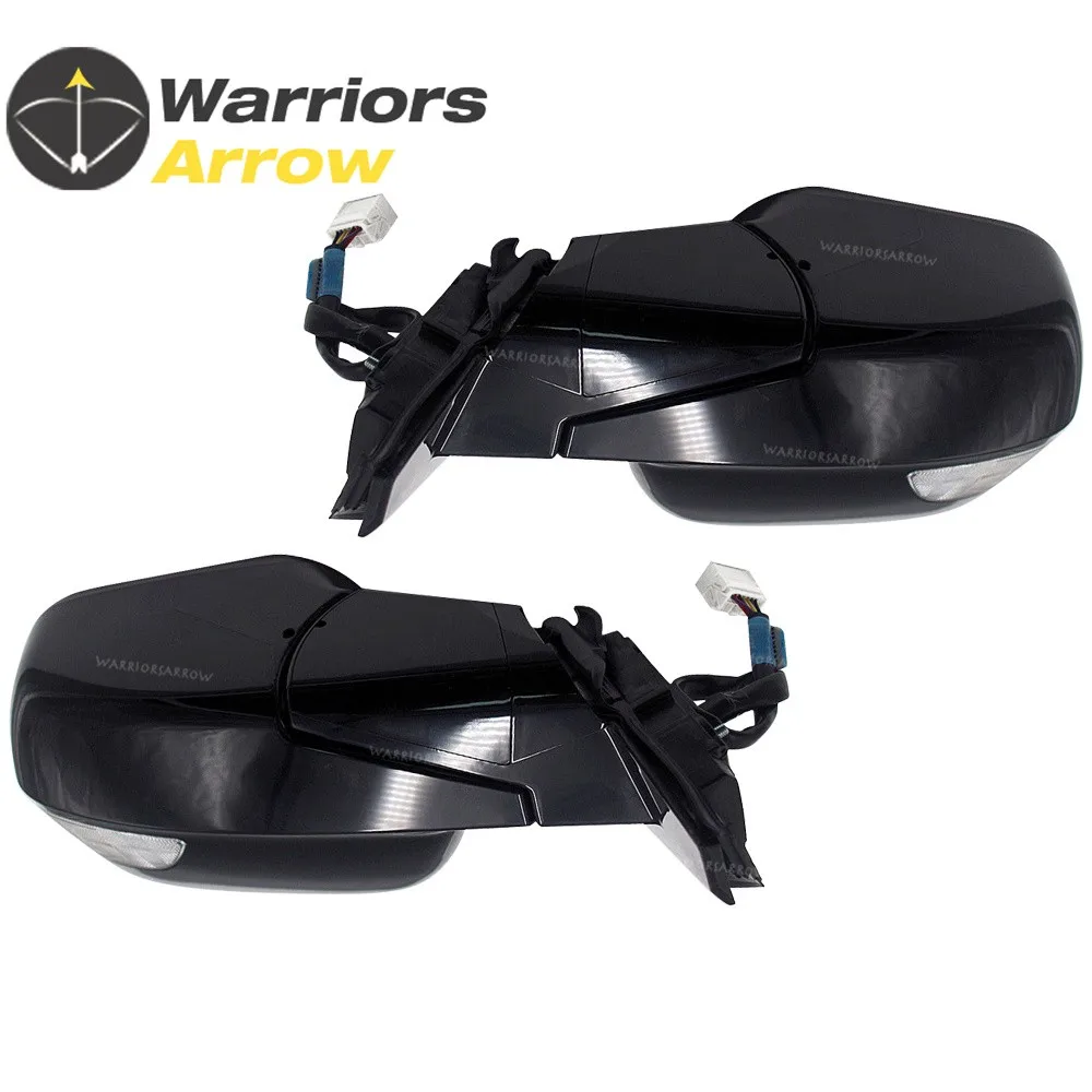 

Pair Front Left Right Side Power Mirror w/ Fold Heated Signal Light Plastic 76250-SWA-H41 76200-SWA-H41 For Honda CRV 2007-2011