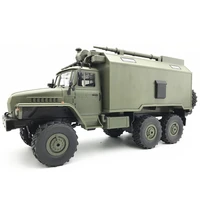 wpl b36 ural 116 2 4g 6wd rc car military truck rock crawler command communication vehicle rtr toy