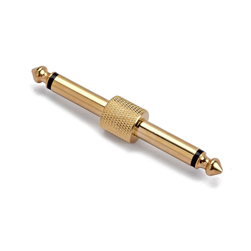 

Guitar Straight Type Effect Pedal Connector Instrument Converter 1/4 inch Metal Solder Plug Patch