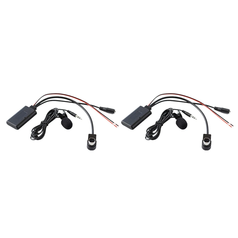 

2 шт., автомобильный Bluetooth-адаптер AUX