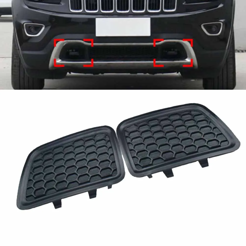 

Lights Trim Fog Lamp Frame Front Bumper 68143098AC/68143099AC ABS Plastic Car Parts