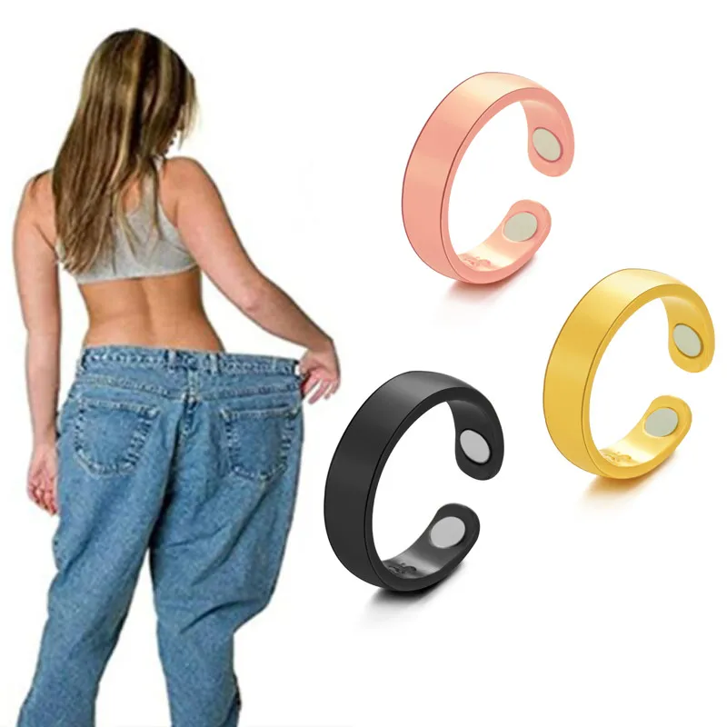 

Fashion Magnetic Healthy Weight Loss Rings For Women Men High Quality Open Couple Finger Rings Party Birthday Jewelry Gifts
