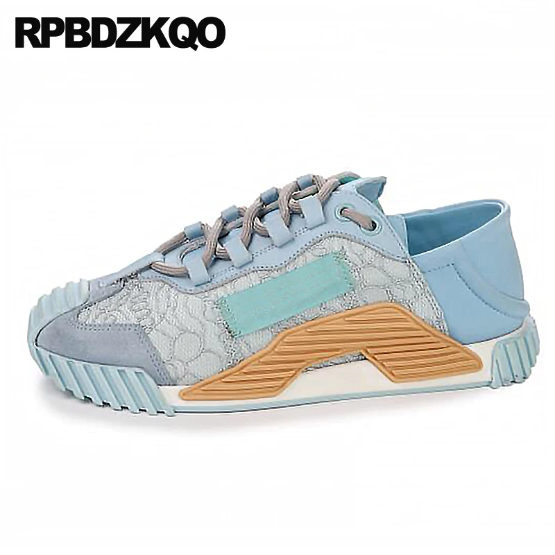 

Fitness Trainers Sneakers 2021 Lace Up China Italian Breathable Designer Shoes Women Luxury European Walking Ladies Mesh Flats