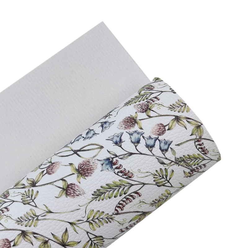 Новинка лист из искусственной кожи радужной расцветки 30x22 см с изображением леса