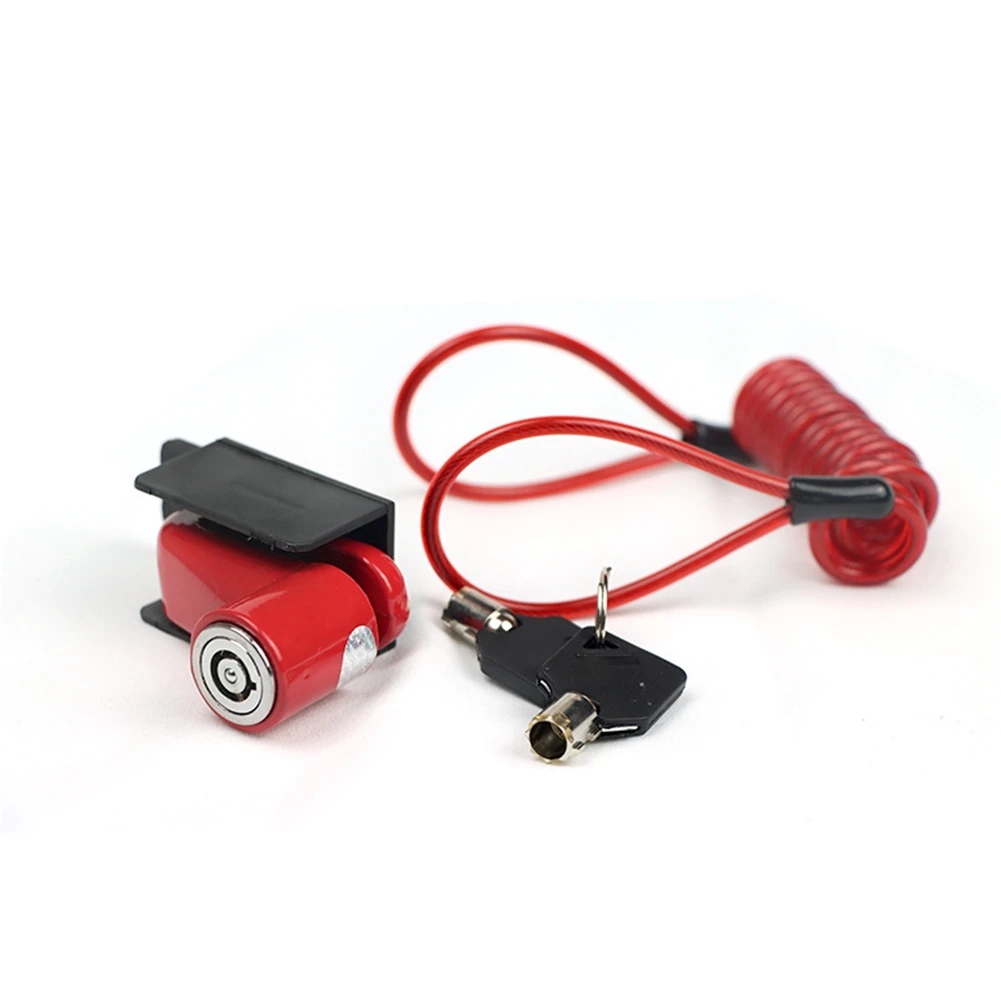 

Аксессуары для электрического скутера, Противоугонный замок, многофункциональный Противоугонный замок для дискового тормоза (черный + красный)